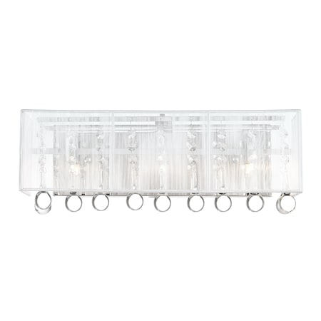 Cwi Lighting Water Drop 3 Light Vanity Light With Chrome Finish 5005W18C-RC (S)